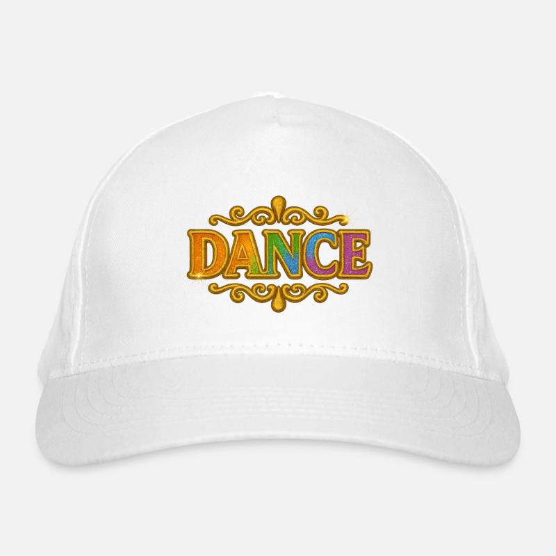 DANSE | Style de danse coloré avec des décorations dorées Casquette classique bio