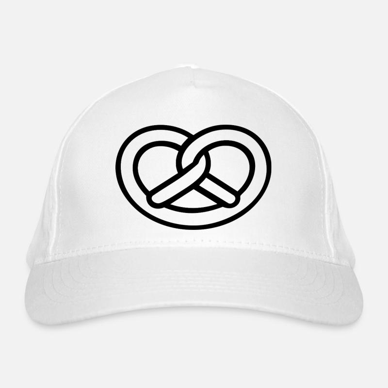 Motif de bretzels minimalistes Casquette classique bio
