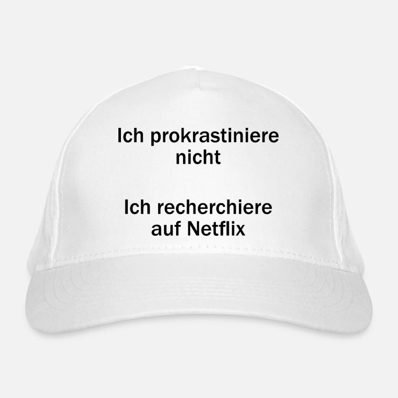 Unispruch "Ich prokrastiniere nicht" Studenten Bio-Baseballkappe