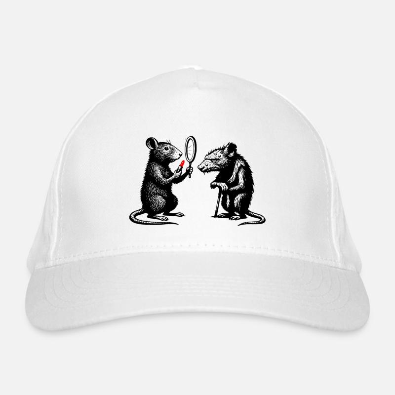 Rat Noir Mirror Duel Organic Baseball Cap
