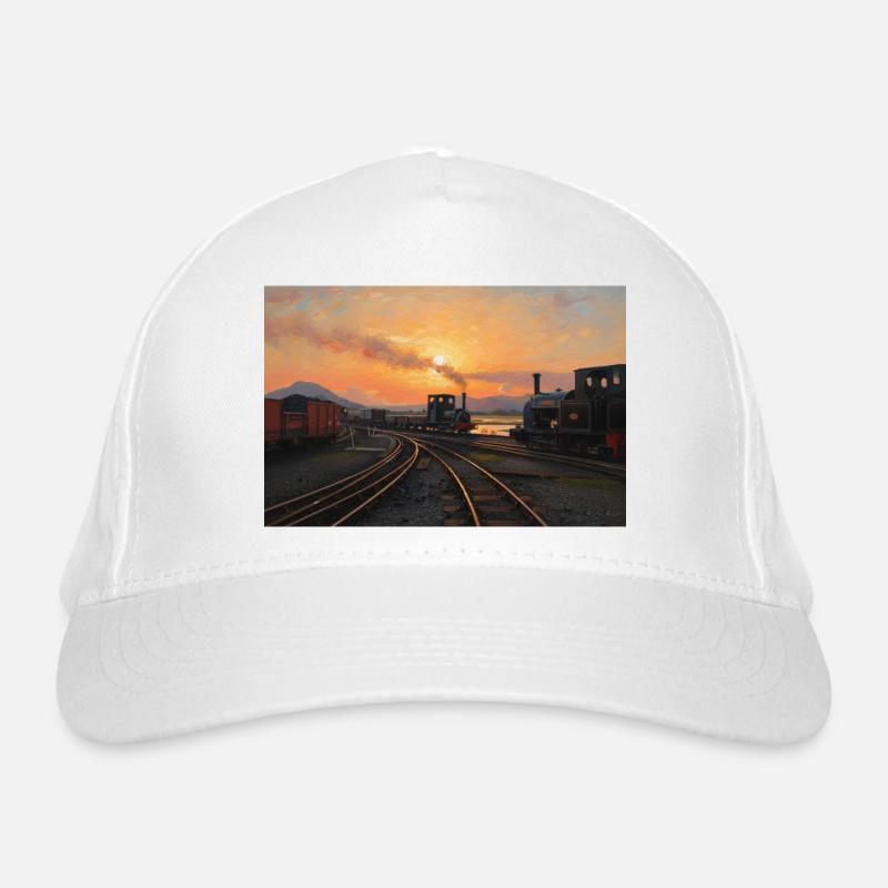 Ffestiniog Sunset Organic Baseball Cap