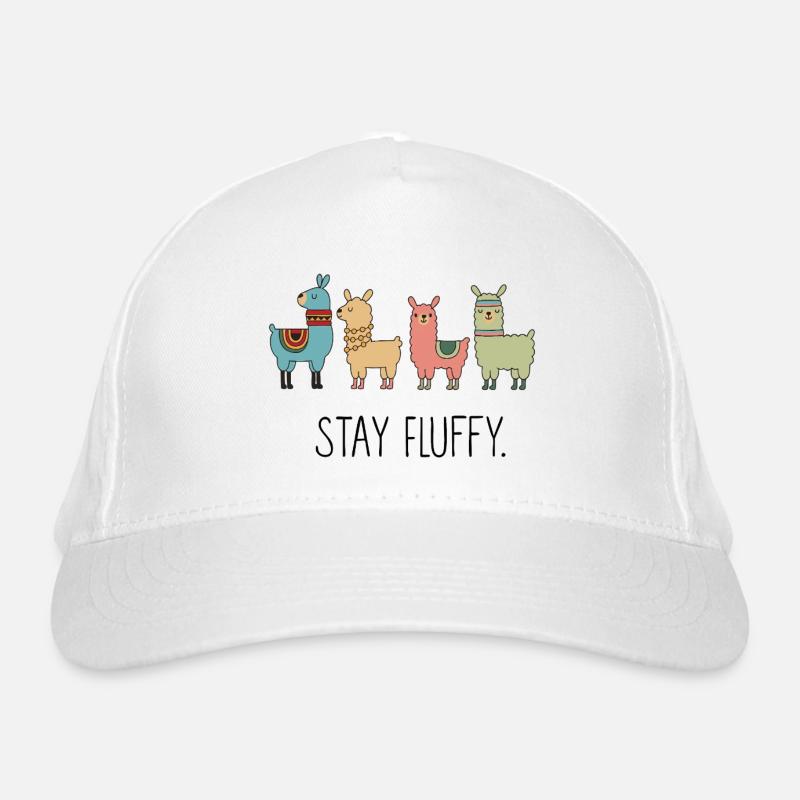 Reste duveteux – Motif mignon d’alpaga Casquette classique bio