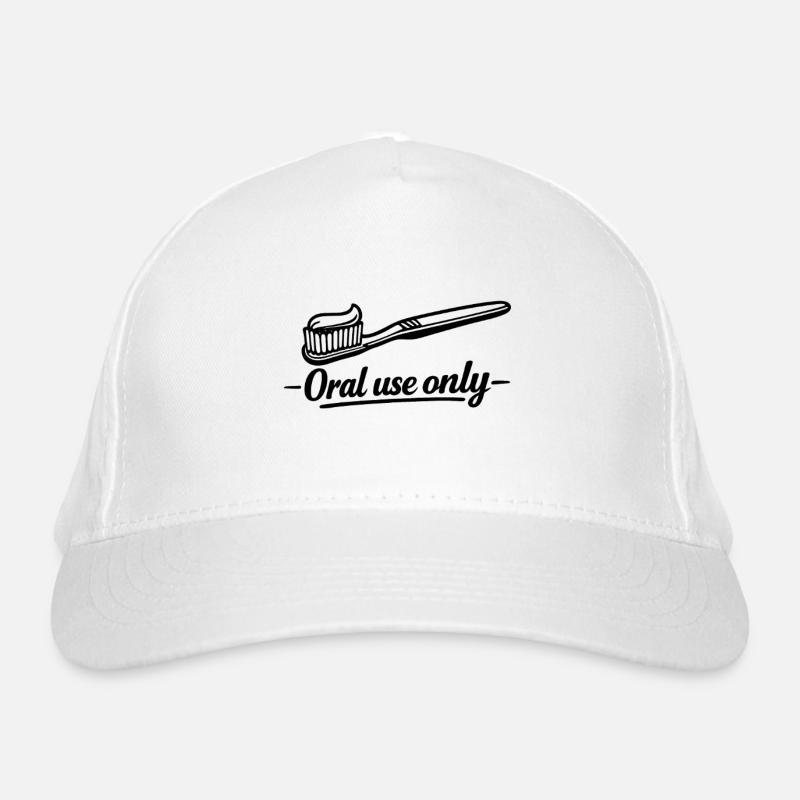 Toothbrush - Oral use only! Organic Baseball Cap