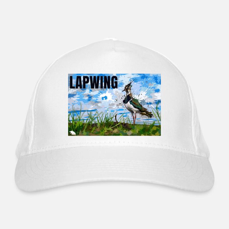 LAPWING - Organic Baseball Cap - white