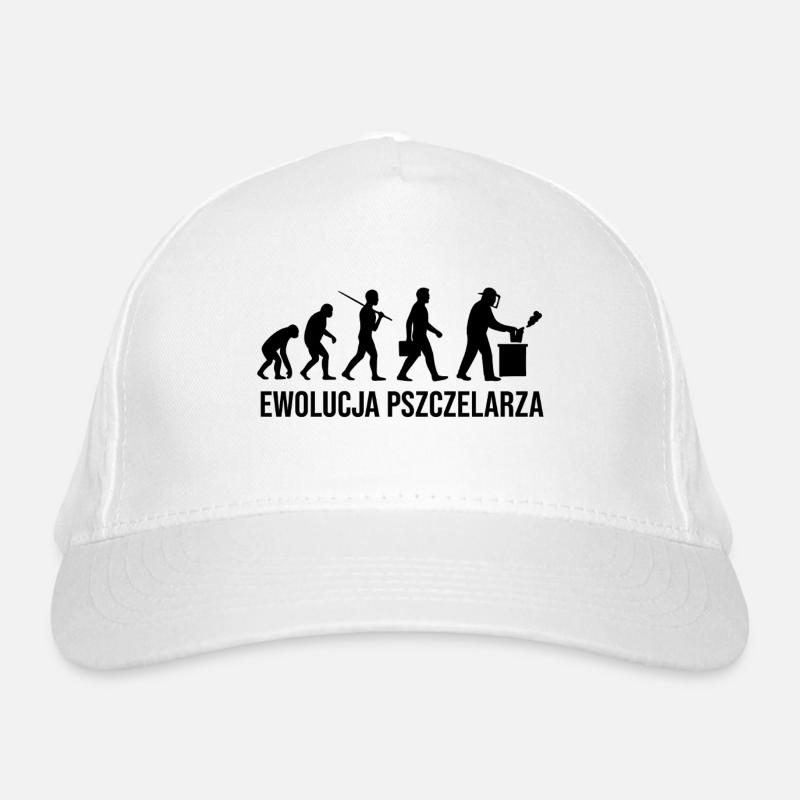 The evolution of the beekeeper Organic Baseball Cap