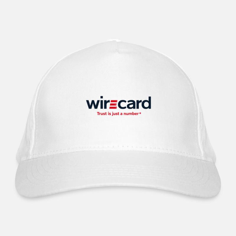 WireCard Satire Motto Bio-Baseballkappe