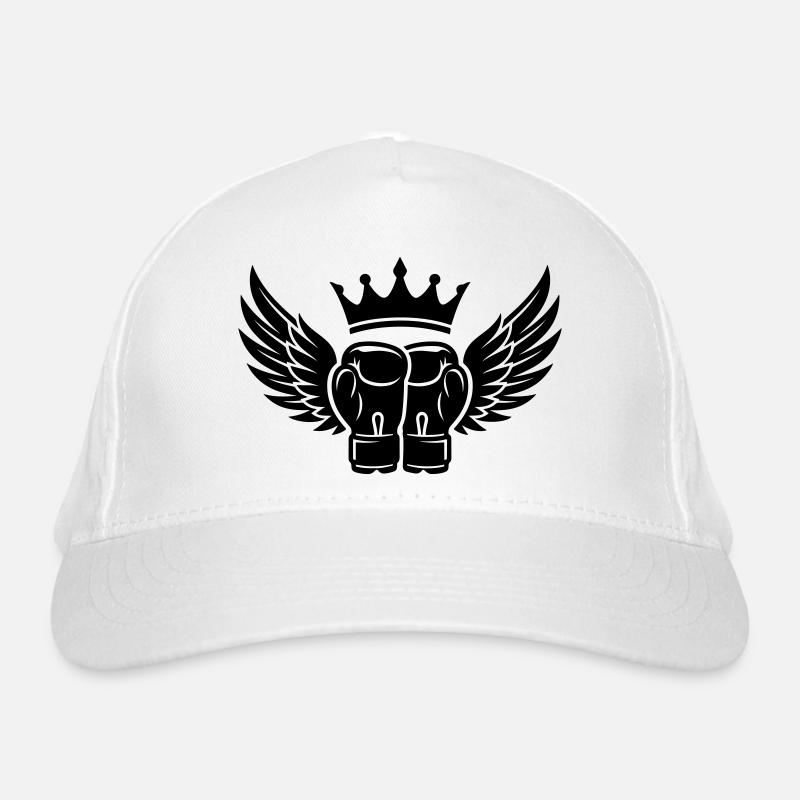 Boxhandschuhe Krone Symbol Bio-Baseballkappe