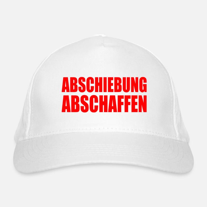 Abschiebung abschaffen Bio-Baseballkappe