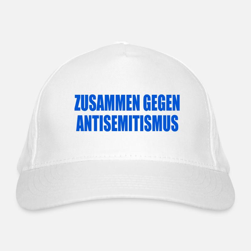 zusammen gegen antisemitismus Bio-Baseballkappe