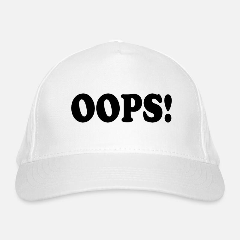 Oops Bio-Baseballkappe