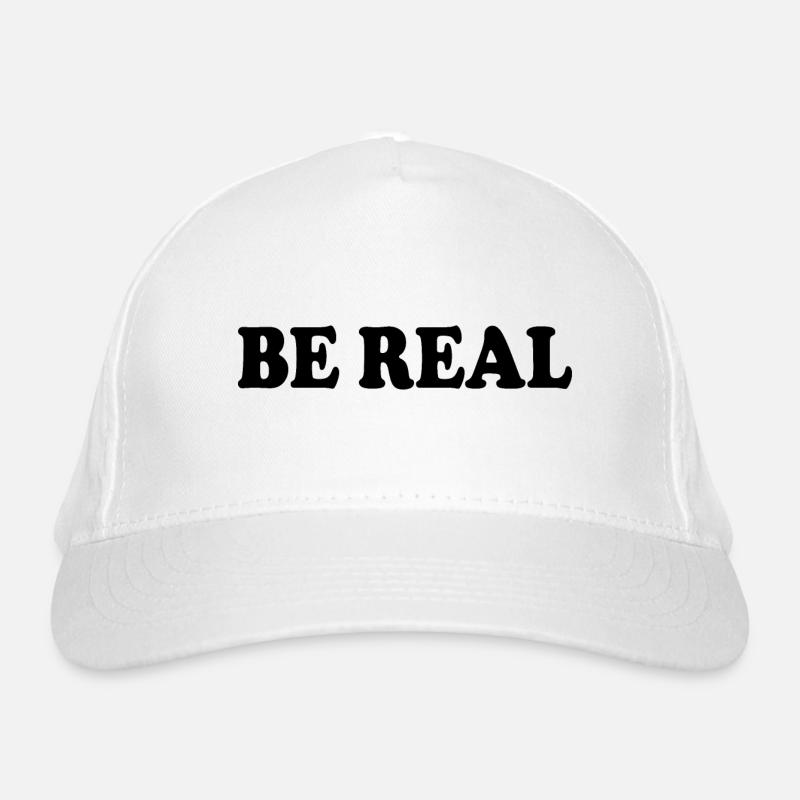Be real Bio-Baseballkappe