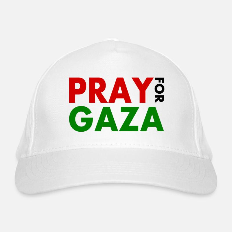 Pray for gaza Bio-Baseballkappe