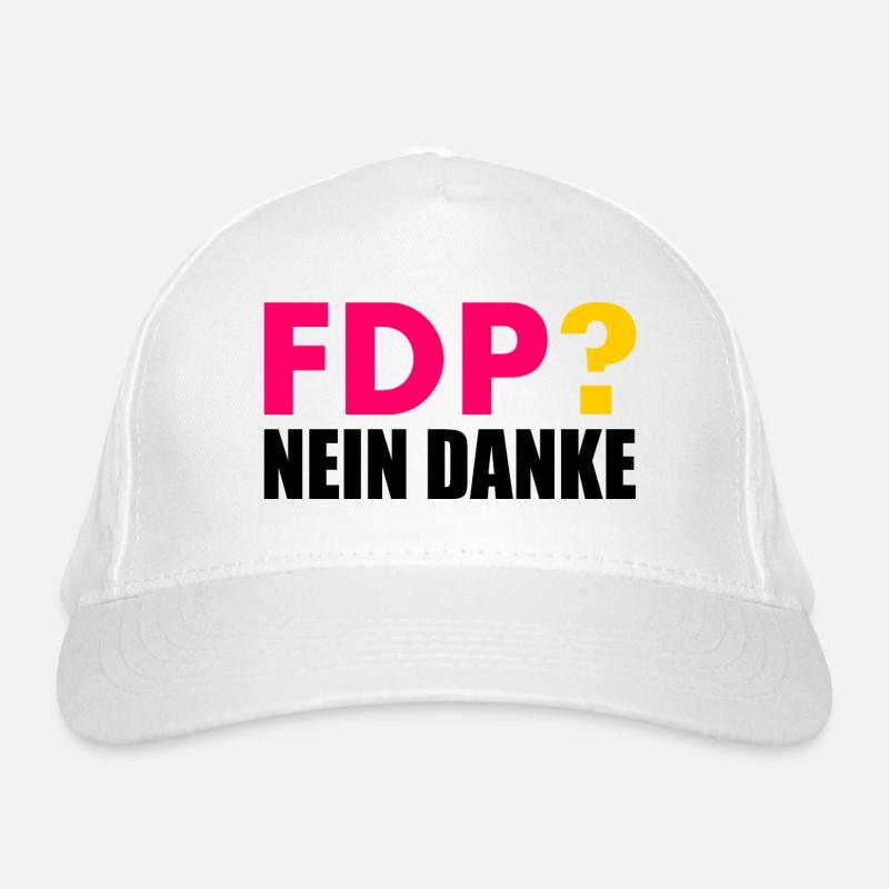 Fdp nein danke Bio-Baseballkappe
