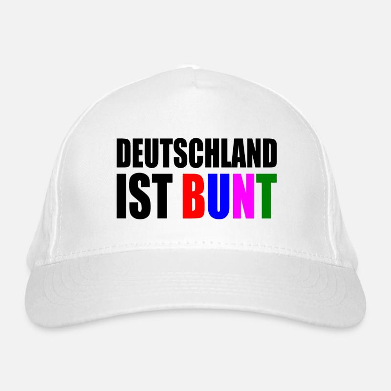 Deutschland ist bunt Bio-Baseballkappe
