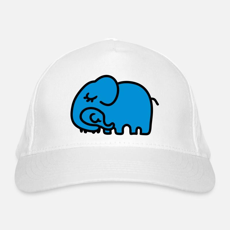 Mutter - Kind Elefant Bio-Baseballkappe