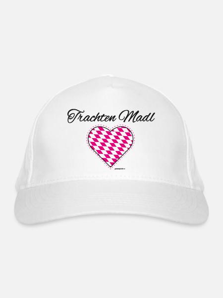 Trachten Madl - Bio-Baseballkappe - Weiß