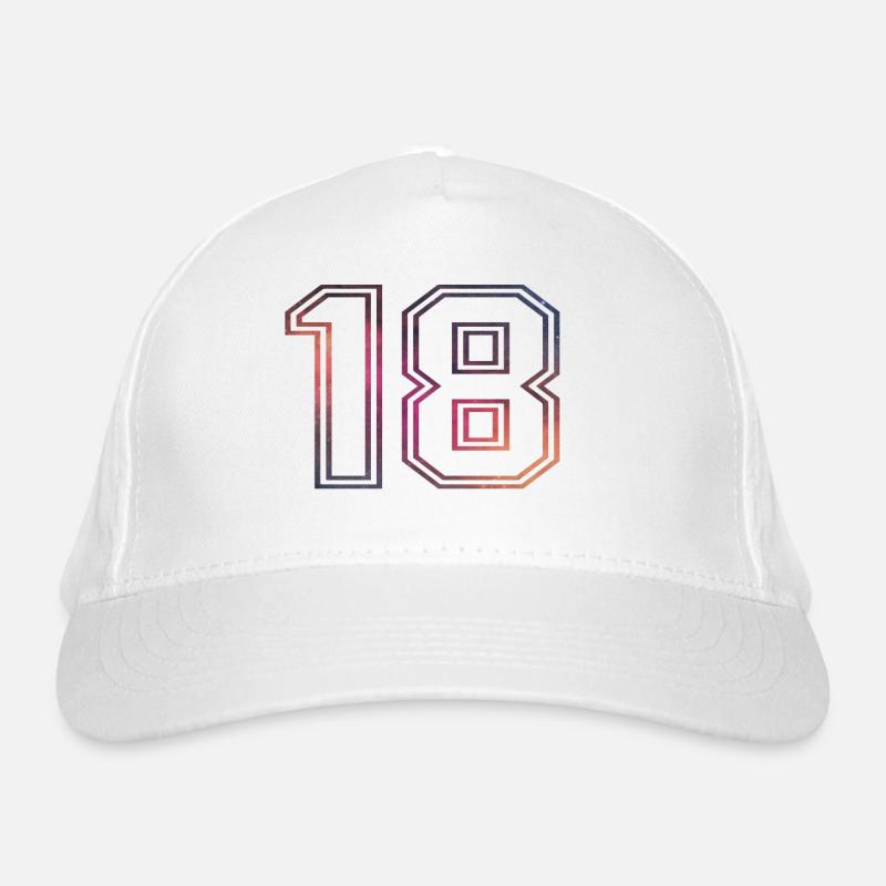18 er Geburtstag Bio-Baseballkappe