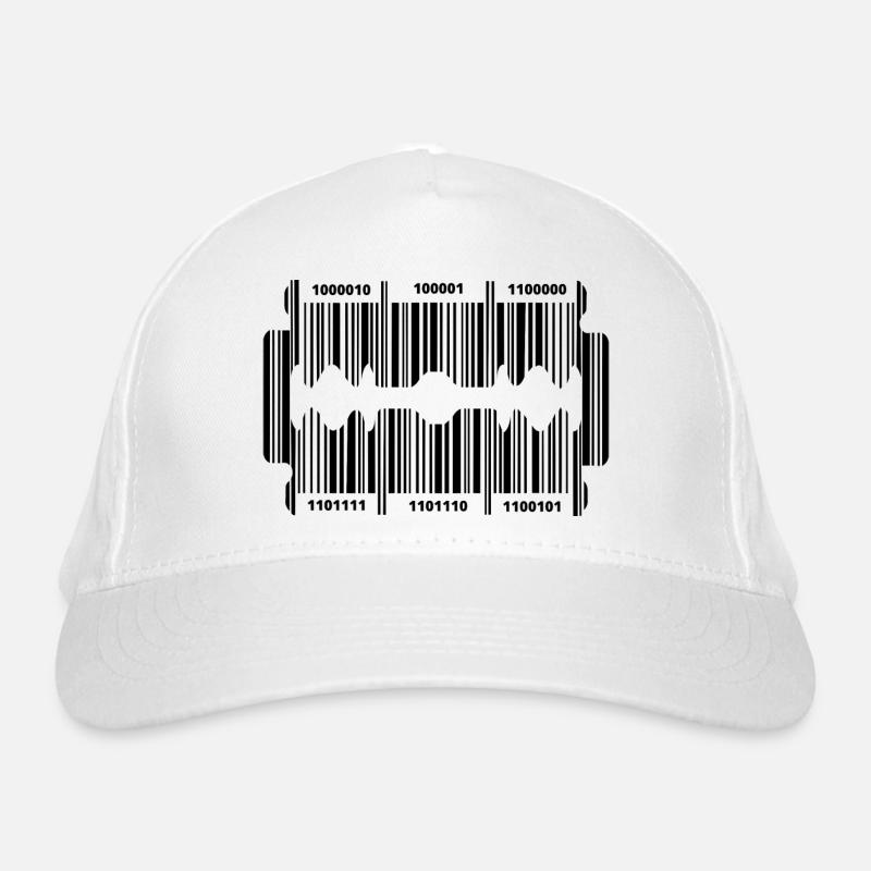 Razor blade with secret code Organic Baseball Cap