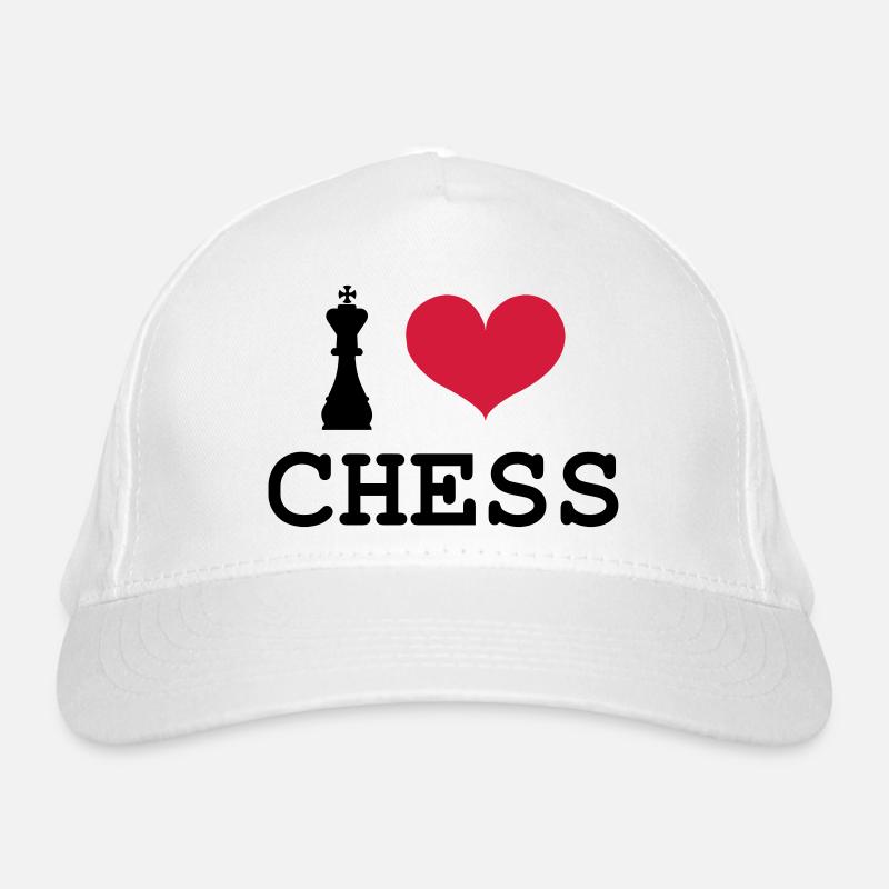I Love Chess Organic Baseball Cap