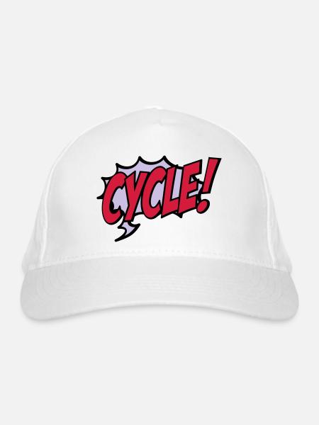 cycle - Casquette classique bio - blanc - Devant