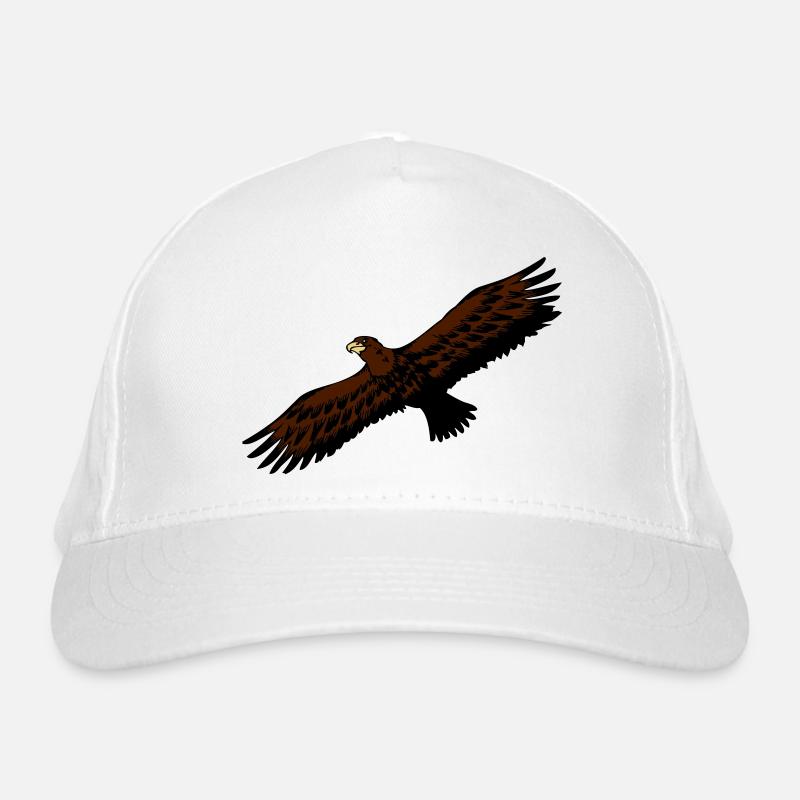 Adler vogel fliegen anmut raubvogel Bio-Baseballkappe