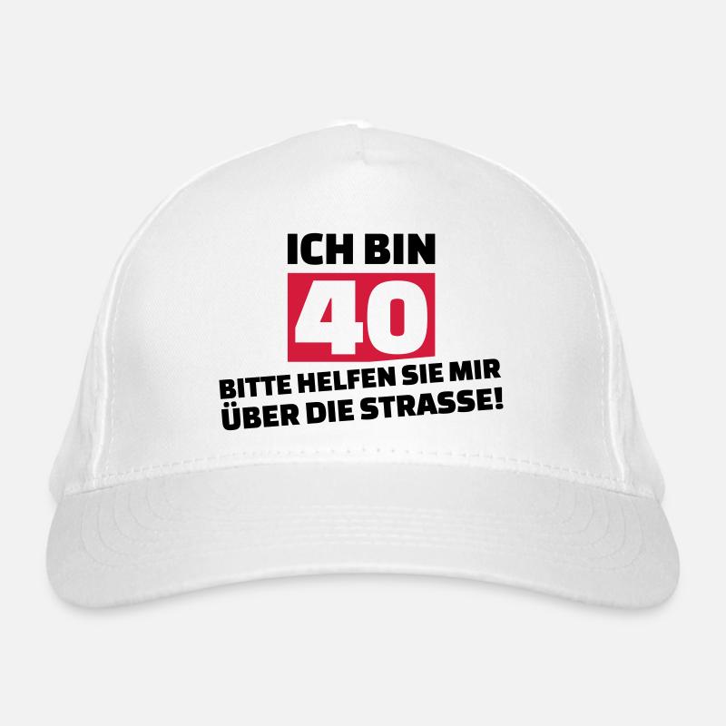 40. Geburtstag Bio-Baseballkappe