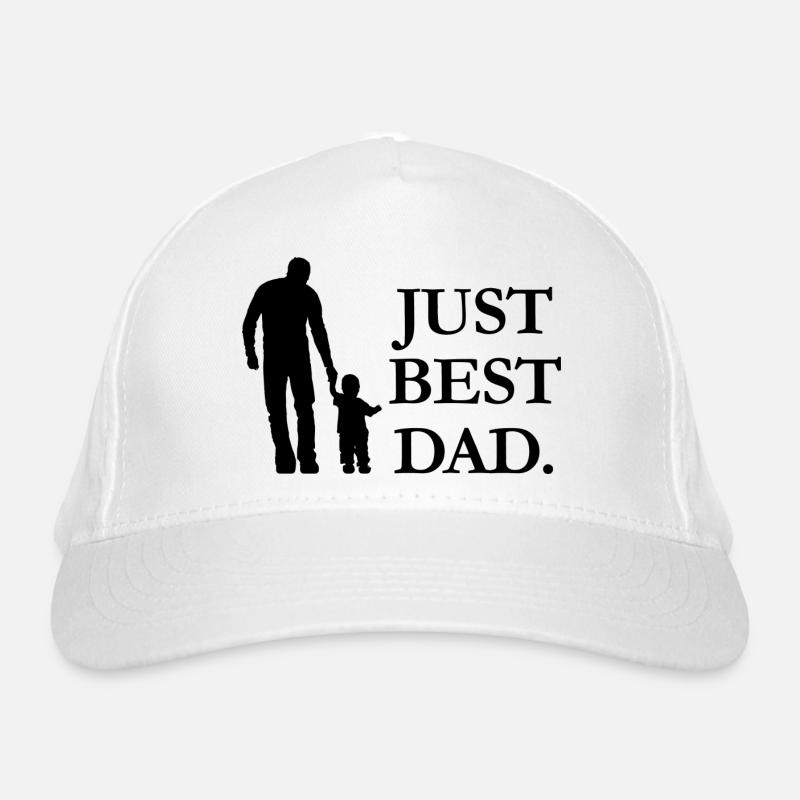 Just Best Dad Bio-Baseballkappe