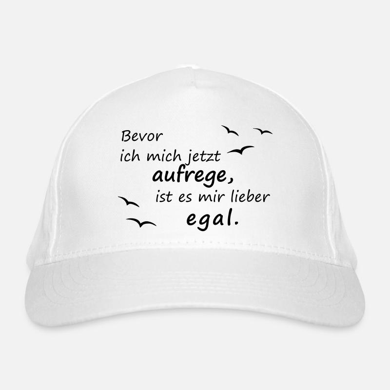 Bevor ich mich jetzt aufrege... Bio-Baseballkappe