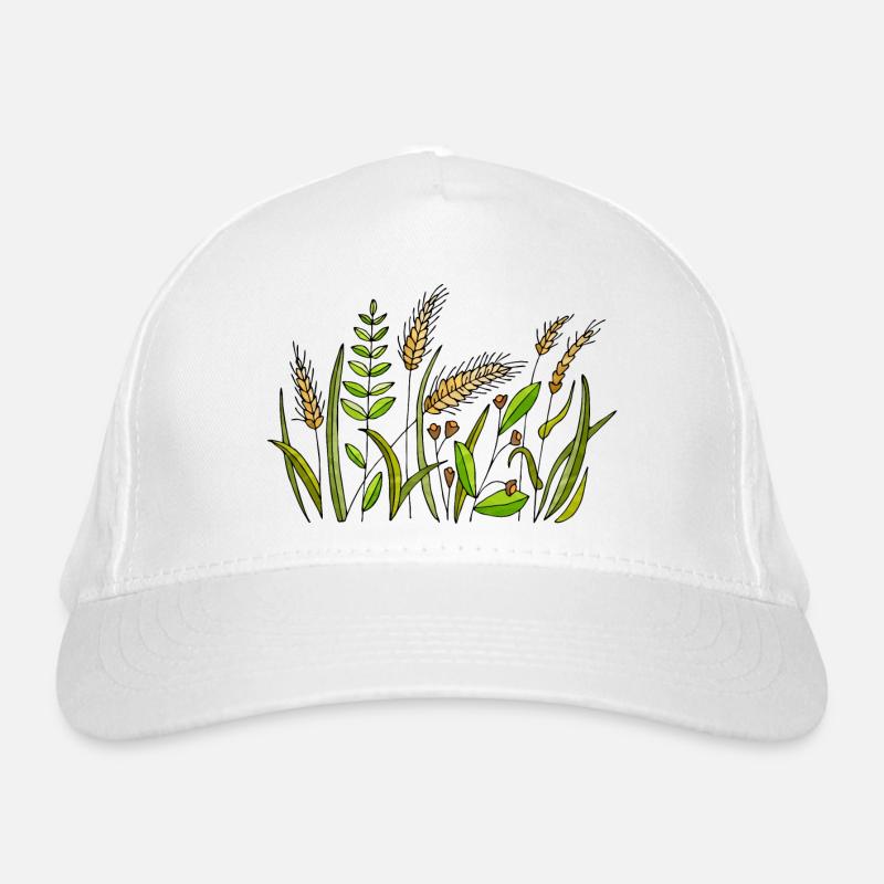 Gras Bio-Baseballkappe