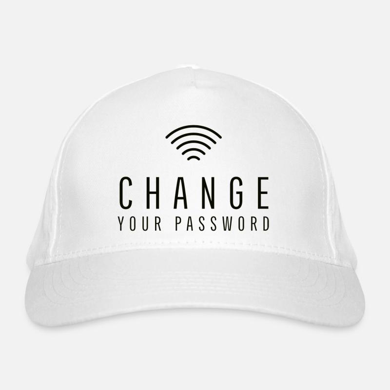 Wechsel, www, Internet, Online, PC, Datendiebstahl Bio-Baseballkappe