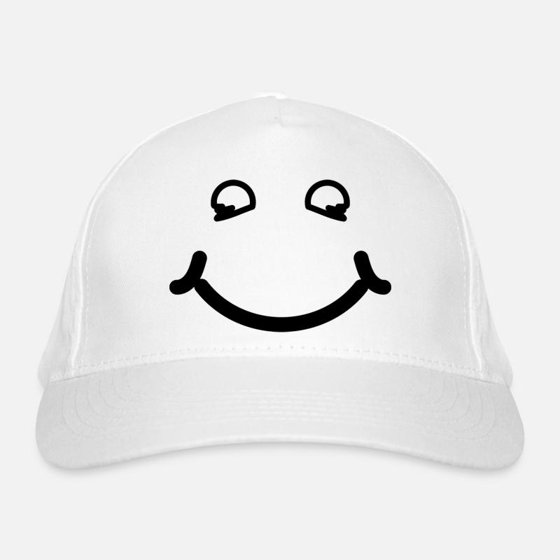 Lächeln Bio-Baseballkappe