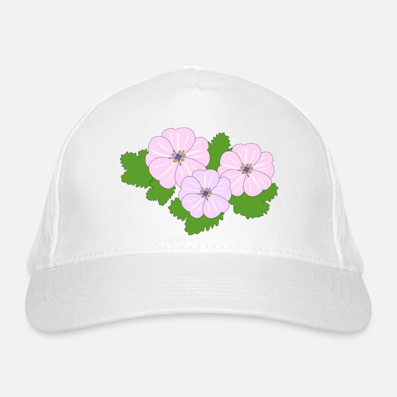 Beautiful mallow Organic Baseball Cap