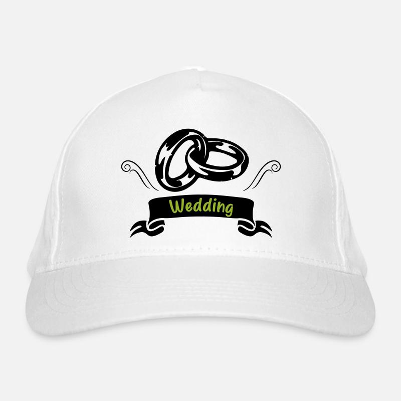 Wedding Rings Ring Wedding Organic Baseball Cap