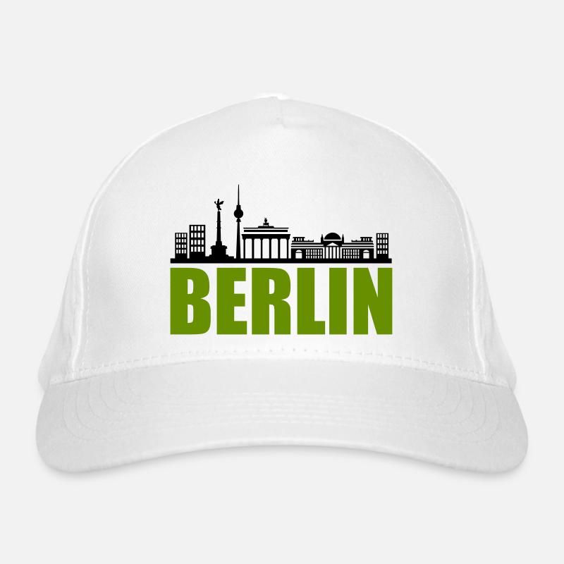 berlin-skyline Organic Baseball Cap