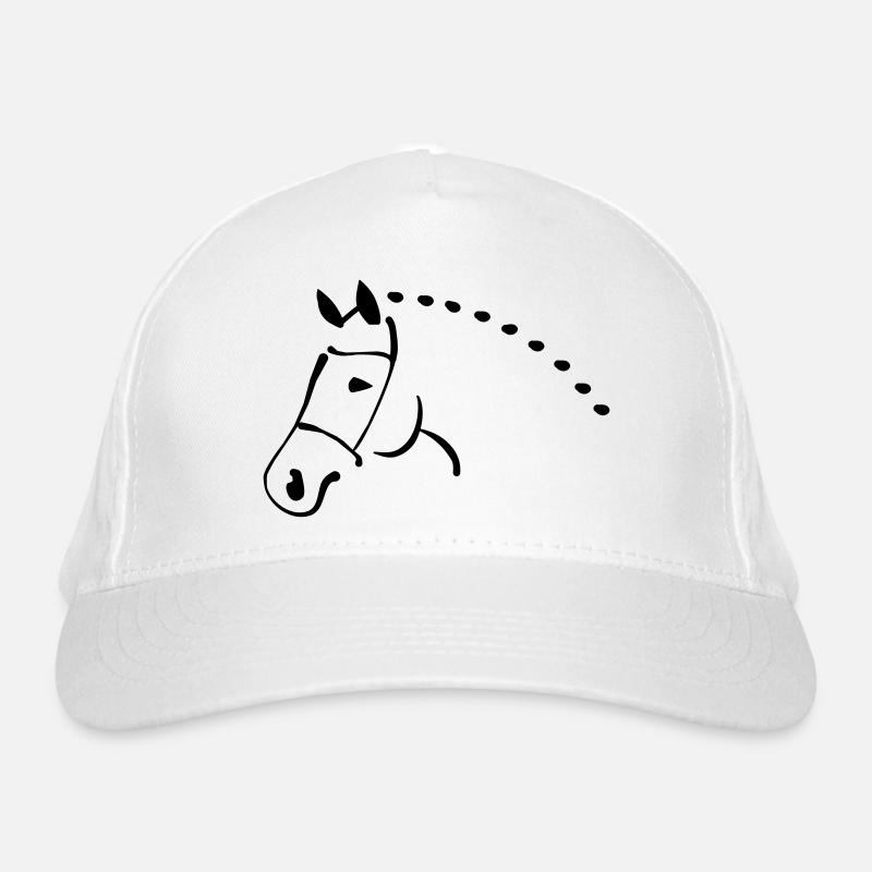 Pferd Bio-Baseballkappe