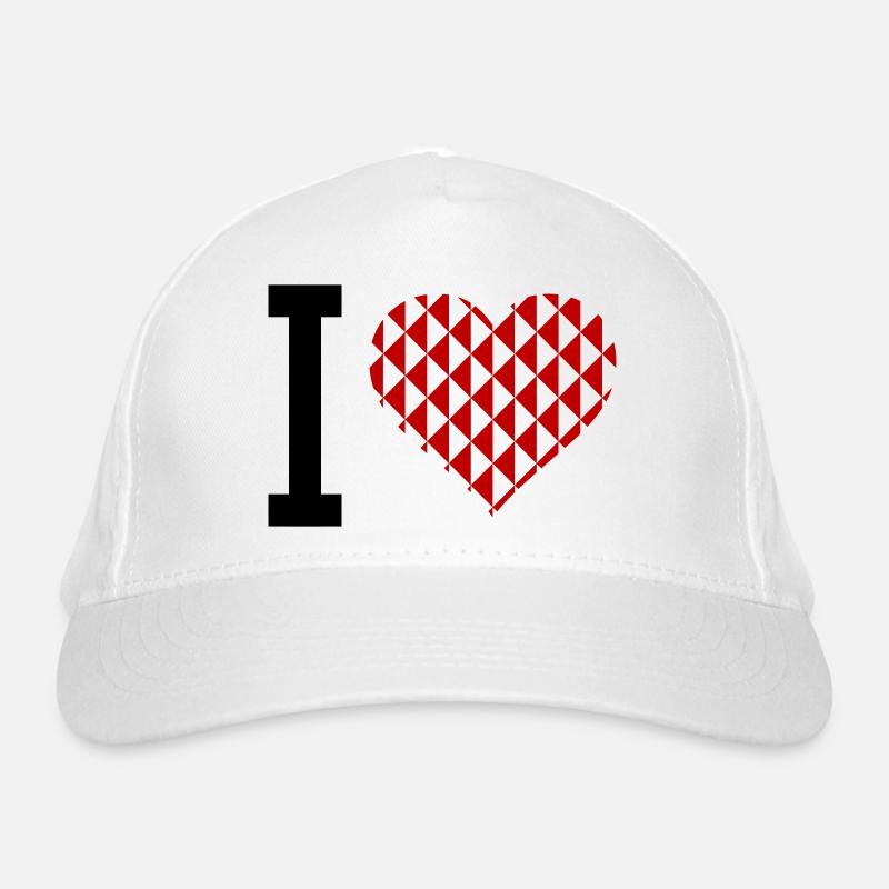 I Heart Organic Baseball Cap
