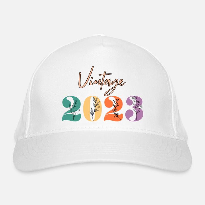 Vintage 2023 florale Casquette classique bio