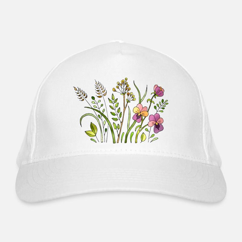 Fleur Casquette classique bio