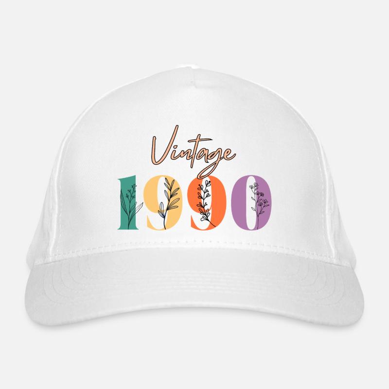 Vintage 1990's Floral Organic Baseball Cap