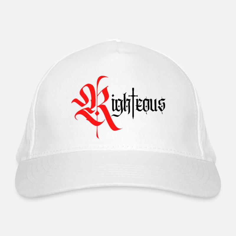 Gothic Righteous Design mit Schwert Bio-Baseballkappe