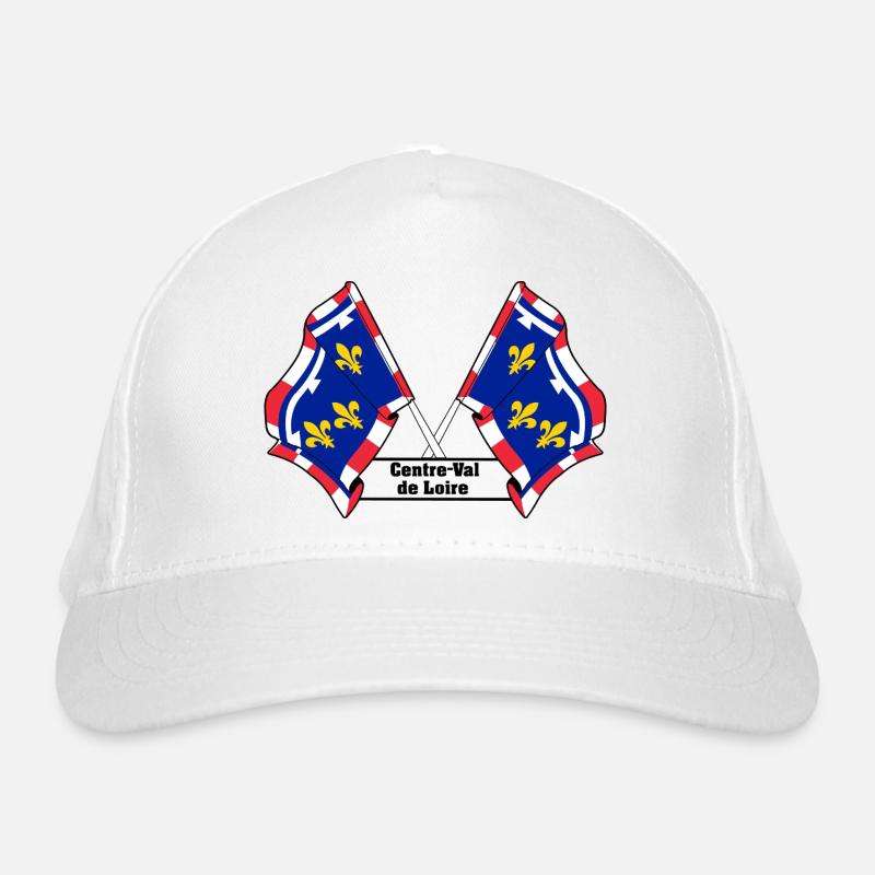 Centre-Val de Loire Text Organic Baseball Cap