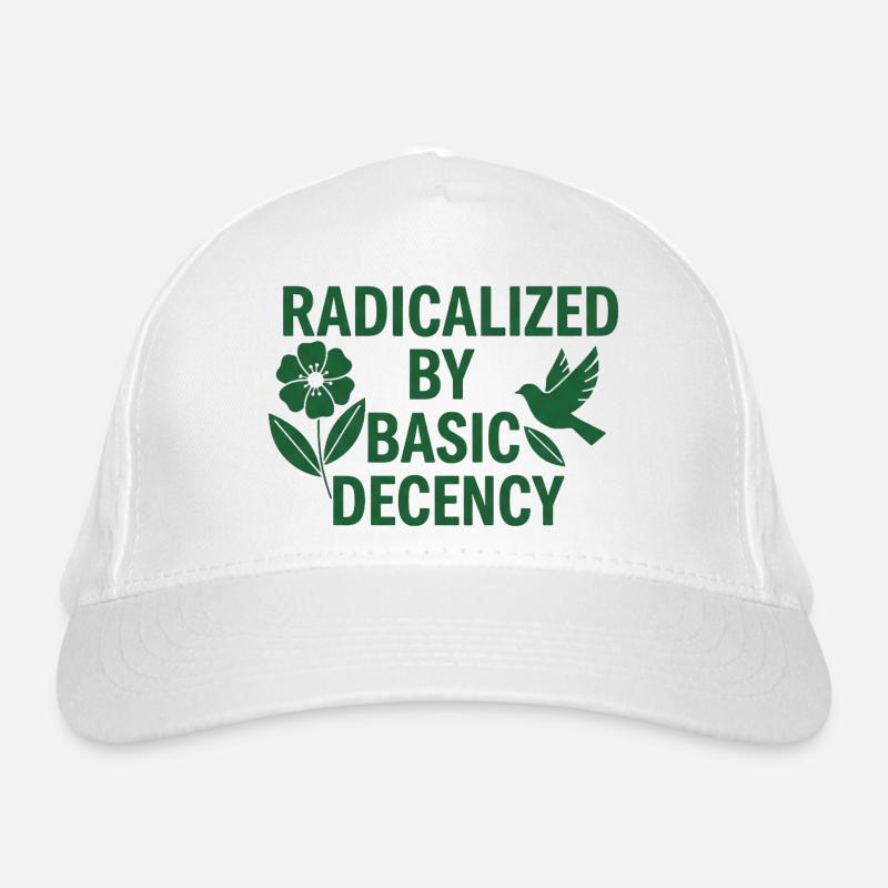 Progressive Values Basic Decency Shirt Bio-Baseballkappe