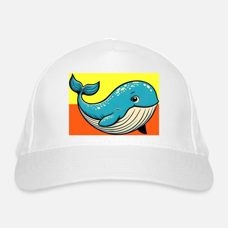 whale Organic Baseball Cap