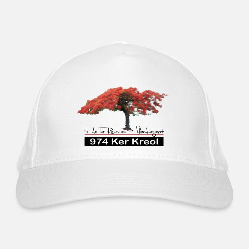Flamboyant 974 Ker Kreol Organic Baseball Cap