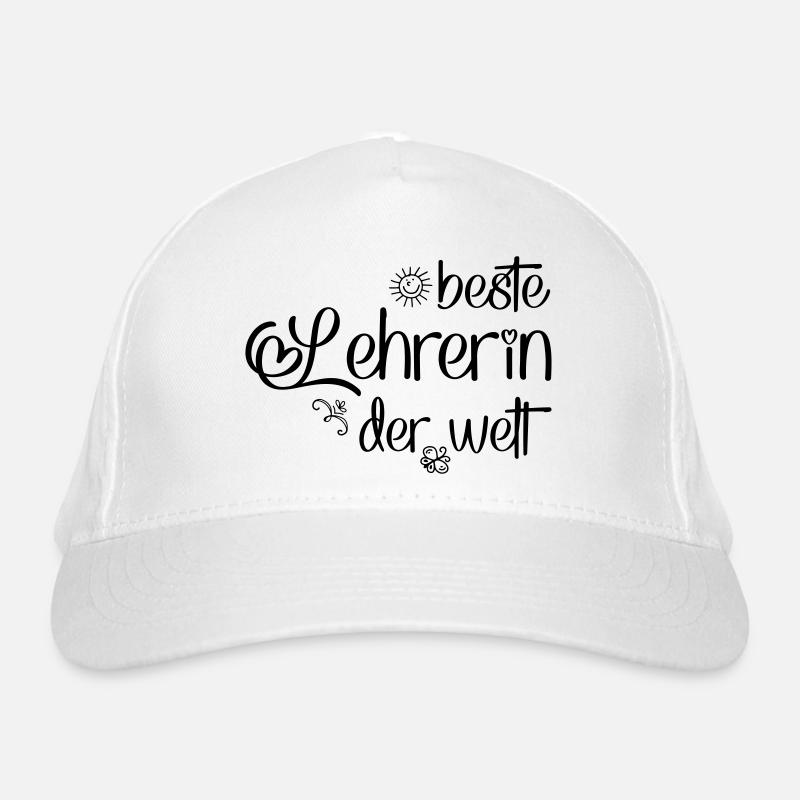 Beste Lehrerin der Welt Bio-Baseballkappe
