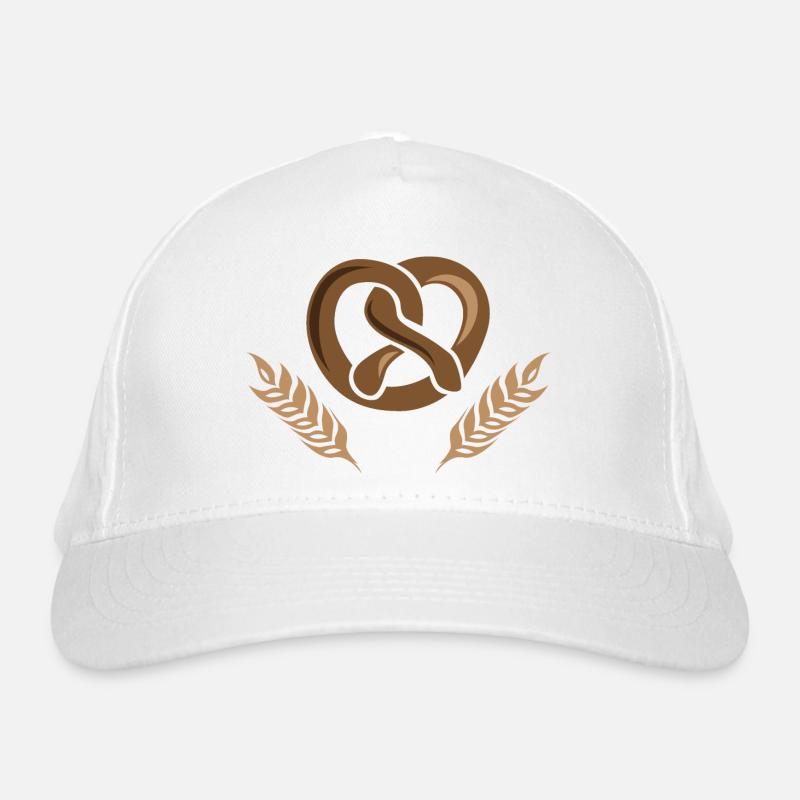 getreide bäcker bäckerei symbol Weizen icon vector Bio-Baseballkappe