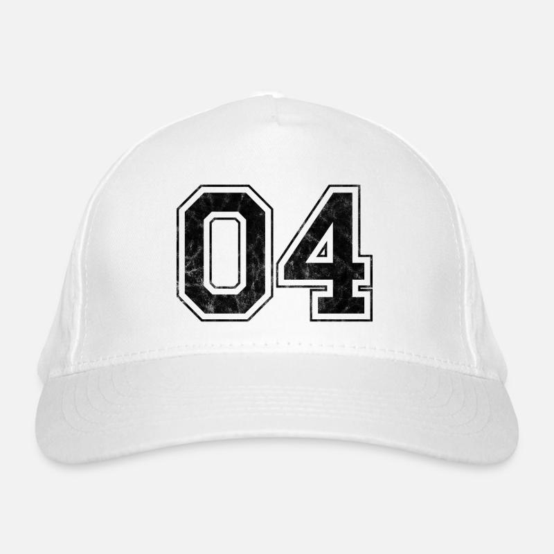Number 04 Organic Baseball Cap