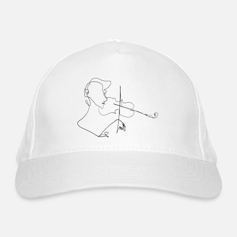 violin Organic Baseball Cap