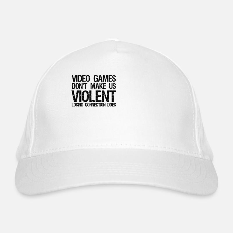 Video Games Don't Makes Us Violent Losing Connecti Bio-Baseballkappe