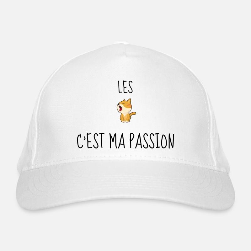 Les chats c'est ma passion Casquette classique bio